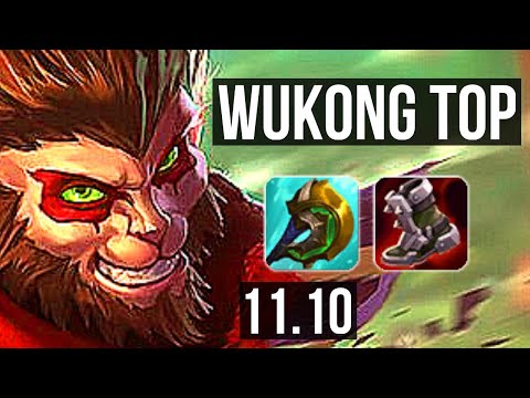 WUKONG vs LUCIAN (TOP) | 3.5M mastery, 8/1/2, 800+ games, Godlike | BR Master | v11.10