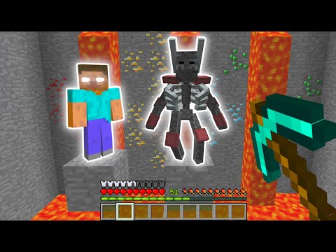 Minecraft: Mutant Wither Skeleton OR Herobrine??? #shorts