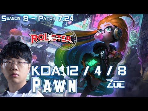 KT Pawn ZOE vs KATARINA Mid - Patch 7.24 KR Ranked