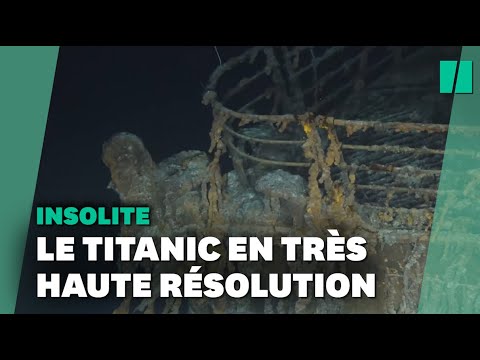 L'épave du Titanic filmée en 8K pour la première fois