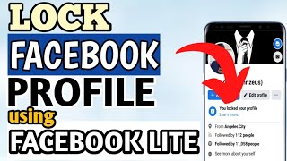 HOW TO LOCK FACEBOOK PROFILE ON FACEBOOK LITE 2023 | LOCKED FACEBOOK PROFILE ON FACEBOOK LITE 2023