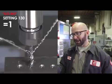 (ENG)Faster Tapping with Setting 130 – CNC Milling Haas Automation Tip of the Day