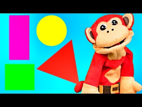Canciones Infantiles - Las Figuras Geométricas El Mono Sílabo - Videos para niños #