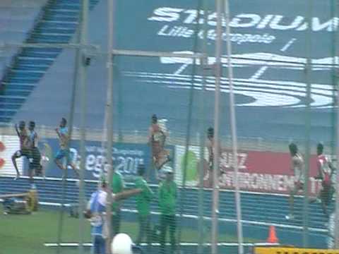 08.07.2011 Armann Hall 400m 46,01sec 1.Platz Finale U18 WM Lille (Juli 2011)