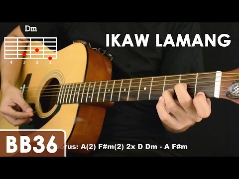 Ikaw Lamang - Silent Sanctuary Guitar Tutorial (cello mute effect, chords, strumming)