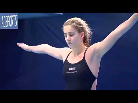 Laina Remund Switzerland ! 1m Springboard -  Junior Diving Championships