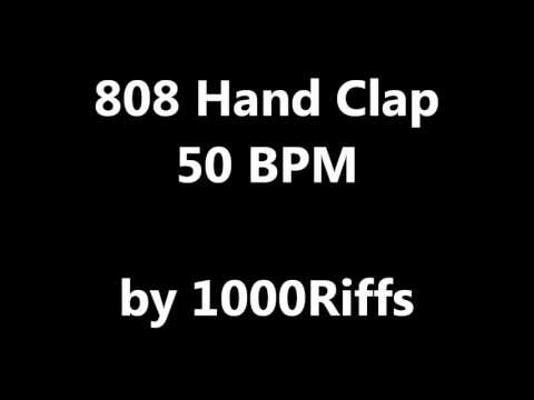 808 Hand Clap : 50 BPM - Beats Per Minute