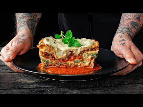Oil-Free Cauliflower Mornay Lasagna With Lentil Bolognese — No Dairy, No Gluten Needed