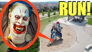 if your drone ever see's this girl playing in the park, You need to RUN AWAY FAST!! (She's Evil)