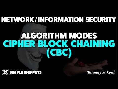 Cipher Block Chaining (CBC) | Algorithm Modes in Cryptography