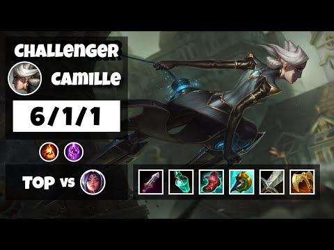 Camille Top 11.16 Challenger Gameplay S11 (6/1/1) - EU