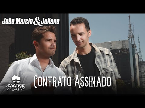 João Márcio e Juliano - Contrato assinado