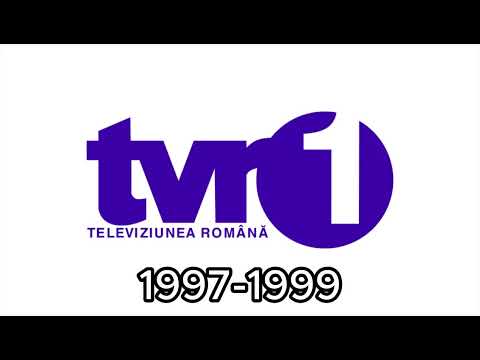 TVR 1 historical logos