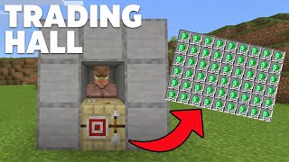 Easy Villager Trading Hall Tutorial in Minecraft Bedrock 1.17!