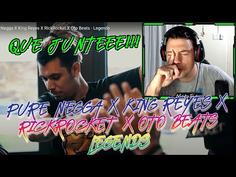 REACCIÓN A PURE NEGGA X KING REYES X RICKROCKET X OTO BEATS - LEGENDS