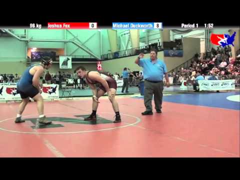 Joshua Fox vs. Michael Duckworth at 2013 ASICS University Nationals - FS