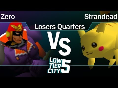 LTC 5 - Zero (C Falcon) vs Strandead (Pikachu, Fox) Losers Quarters - SSB64