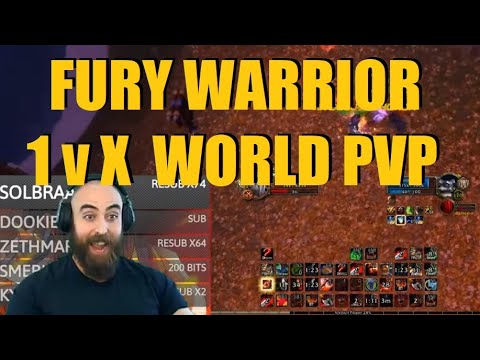 "THESE HORDE ARE DELUSIONAL!" (1vX World PvP Hilarity) - WoW BFA 8.3 Fury Warrior PvP