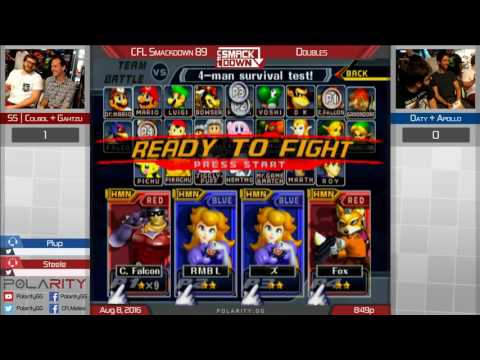 CFL Smackdown 89 Melee - Colbol + Gahtzu vs Oaty + Apollo