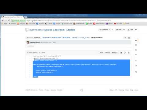 JavaFX Java GUI Tutorial   31   Introduction to FXML