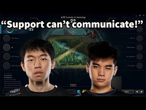 TSM Spica Roasts Shenyi's Communication!!
