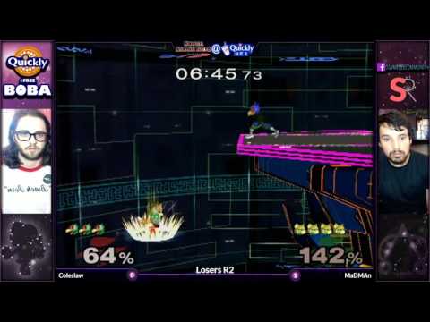 SSBM @ Quickly 9 - Coleslaw (Falco) vs. MaDMAn (Fox) - Losers R2