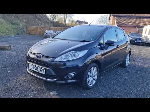 2009 Ford Fiesta 1.25 Zetec 82ps 5dr car D viewing and start up.