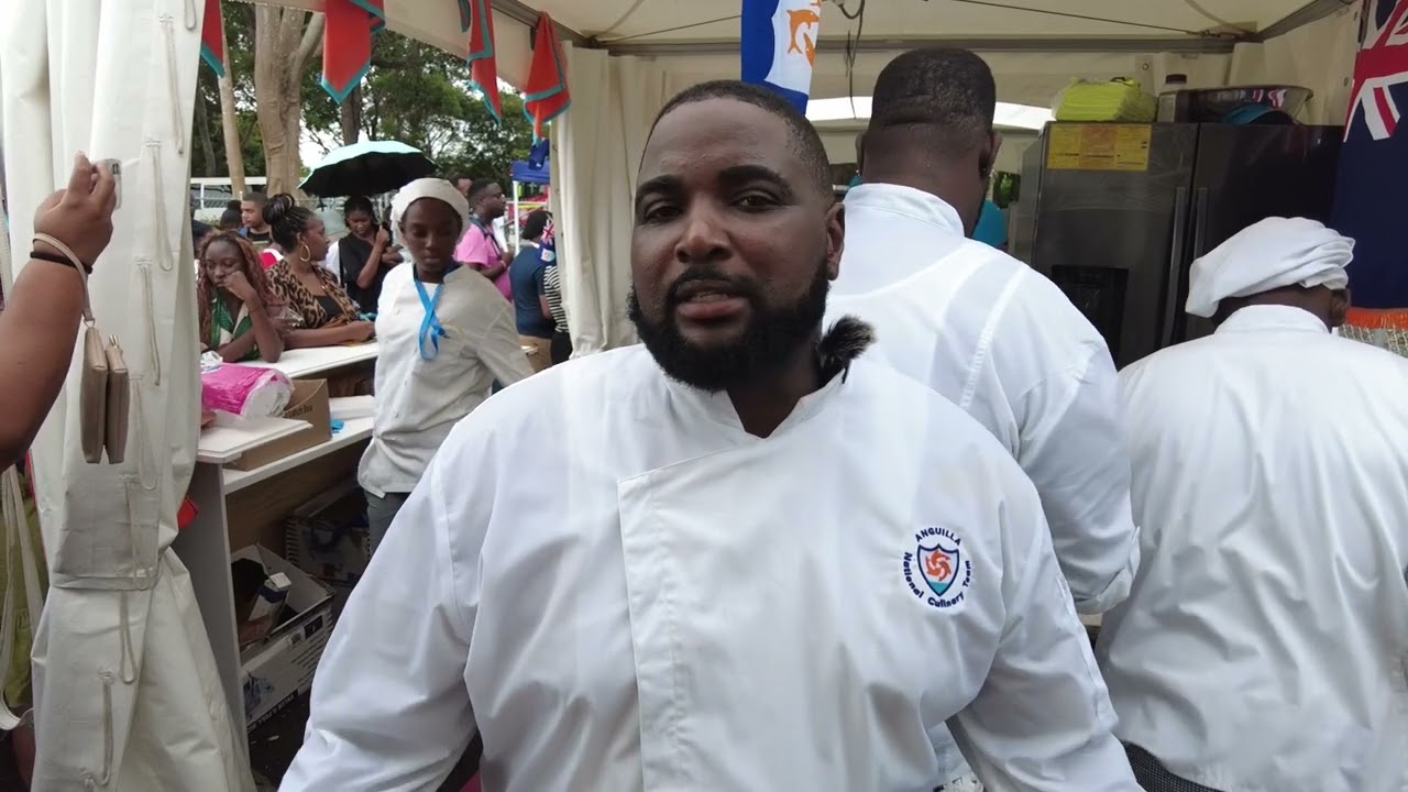 Chef Sweets (Kelston Connor) is serving up serious flavour at CARIFESTA XV