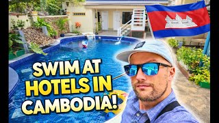 You Can Use Hotel Pools in Cambodia Without Staying There?! 🇰🇭
