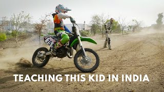Teaching Tight Cornering Technique in Pune, India