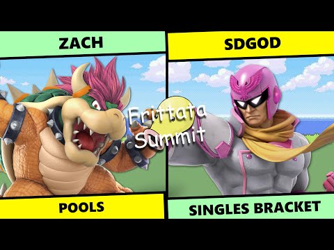 Frittata Summit: Pools - Zach (Bowser) Vs sdgod (C. Falcon) SSBU Singles