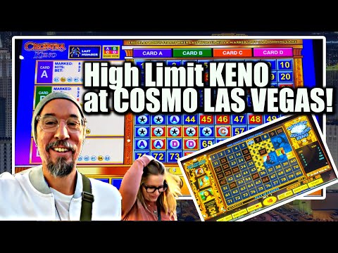KENO at Our Happy Place! Let's Hit Cosmo Las Vegas!