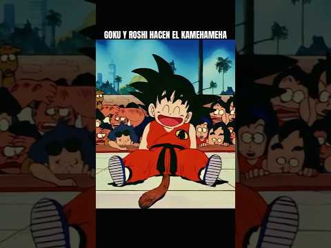 Goku y Roshi hacen un choque de Kame Hame Ha #dragonball #dragonballsuper #goku #dbs #dbz