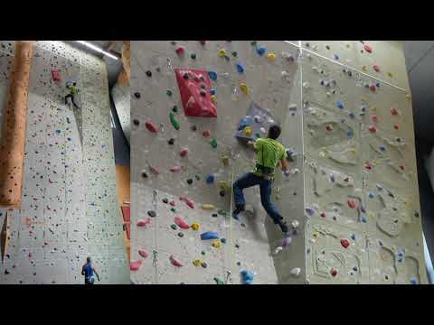 17m 6b+ onsight Versuch im Turm #ImpulsivWeil