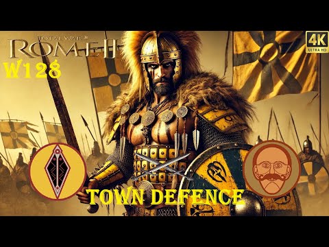 Win128 💪Town Defence🔥This is Total War LEGENDARY Lusitani Ep21 🤩 Rome2 Total War Series⚔