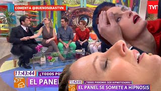 José Luis Rojas hipnotiza a conductoras en el programa  Buenos Días