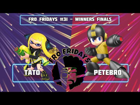 Fro Fridays #31 Winners Finals - Tato (Inkling) vs. petebr0 (Mega Man) Smash Ultimate - SSBU