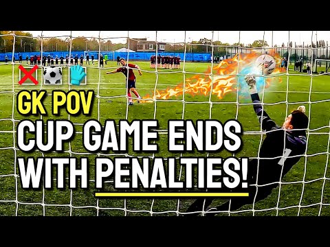 CUP GAME ends with PENALTY SHOOTOUT! Goalkeeper POV - Match Highlights