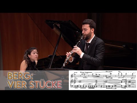 Alban Berg - Vier Stücke for Clarinet and Piano (with score)