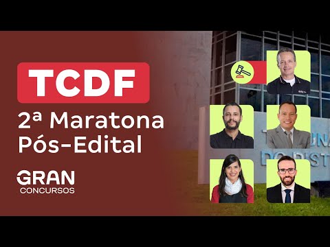 Concurso TCDF - 2ª Maratona Pós-edital