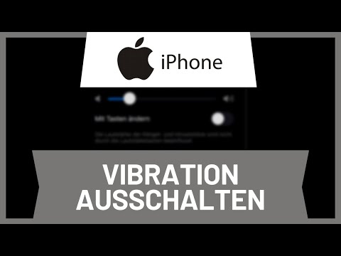 iPhone Vibration ausschalten • Tutorial
