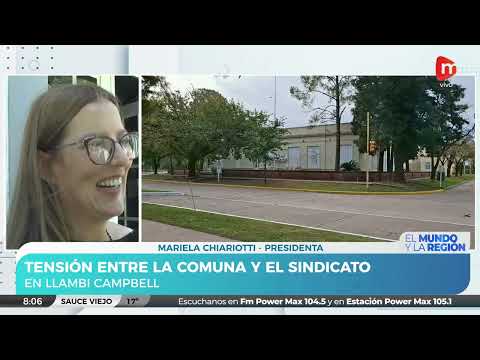 Tensión entre la Comuna de Llambi Campbell y el Sindicato | Mariela Chiariotti - Presidenta comunal