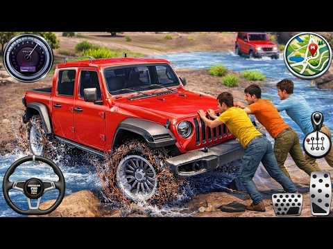 4x4 Offroad Jeep Driving Simulator 3D - Drive SUV 4x4 jeep Offroad Game - Android GamePlay