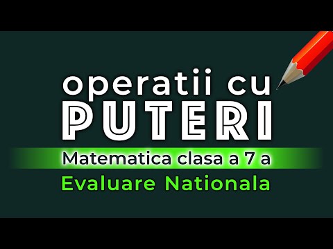MATE cls7 Operatii cu PUTERI