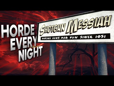 Stuck inside a Shotgun Messiah when the Horde Night begins...  - 7 Days to Die (Ep.33)