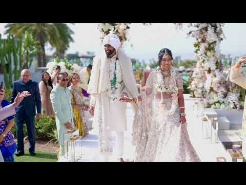 4K | 10.29.2021 | Puja & Vamsi's Wedding Teaser at Waldorf Astoria Monarch Beach | Dana Point, CA