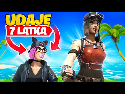 Udaję 7 LATKA na LOSOWYM DUO w Fortnite...