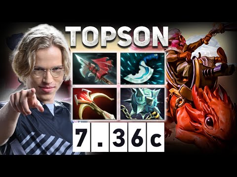 TOPSON Shows How to Play MID SNAPFIRE | Dota 2 Snapfire 7.36c