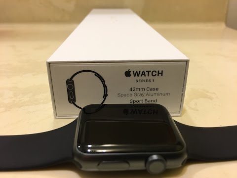 Обзор Apple Watch Series 1 42mm (Space Gray Aluminum Case with Black Sport Band)