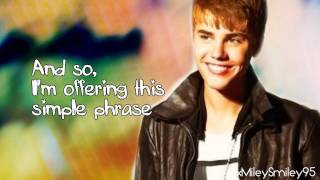 Justin Bieber ft. Usher - The Christmas Song (Chestnuts Roasting On An Open Fire) (with lyrics)